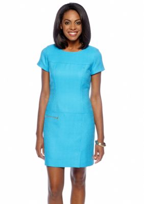 Tahari ASL Petite Jacquard Sheath Dress