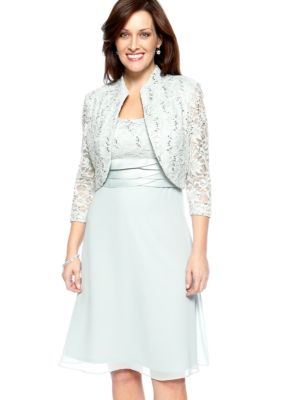 RM Richards Three-Quarter Sleeved Jacket Dress