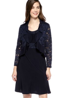 RM Richards Petite Lace Jacket Dress