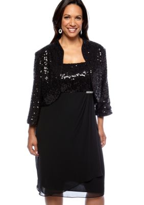 RM Richards Sequin Jacket Dress