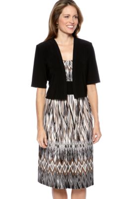 RM Richards Matte Jersey Jacket Dress