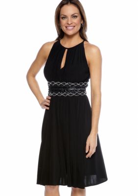 RM Richards Petite Halter Cocktail Dress