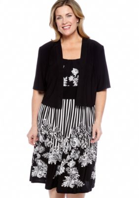 RM Richards Plus Size Jacket Dress