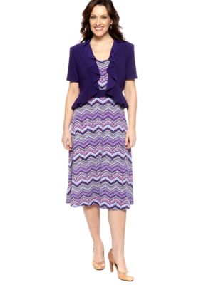 RM Richards Short-Sleeved Jacket Dress
