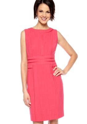 Ellen Tracy Dresses Textured Sheath Dress