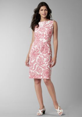 ND&reg; New Directions Printed Linen Dress