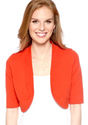 New Directions Elbow Sleeve Shrug