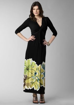 ND&reg; New Directions Printed Maxi Dress With Topper