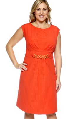 Kim Rogers Sleeveless Jacquard Dress