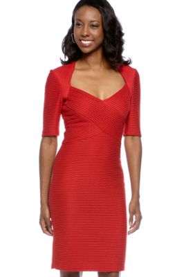 Maggy London Petite Texture Knit Sheath Dress