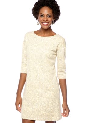 Maggy London Metallic Shift Dress