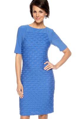 London Times Elbow Sleeve Jersey Dress