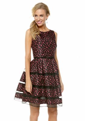 Taylor Sleeveless Fit and Flare Dress
