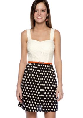 A Byer Lace Bralet Top Dress