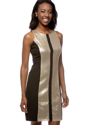 Gabby Skye Sequin Panel Dress