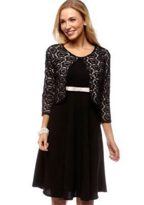Danny & Nicole Lace Jacket Dress