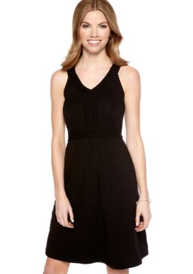 Spense Petite Sleeveless V-Neck Dress