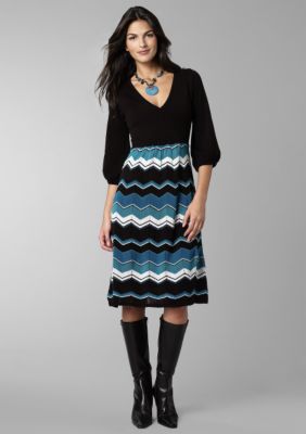 Sangria Petite Pointelle Knit Dress