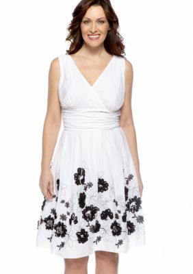 SL Fashions Plus Size Sleeveless Surplice Party Dress