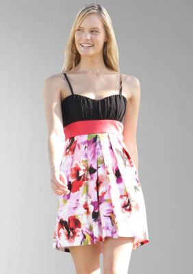 Speechless Big Floral Tube Dress