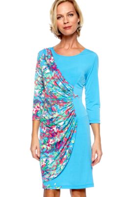 Tiana B Petite Floral Matte Jersey Dress
