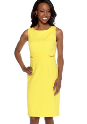 Tiana B Sleeveless Jacquard Sheath Dress