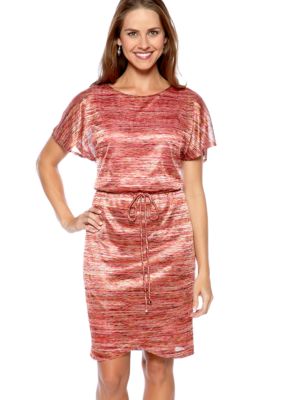 New Directions Knit Blouson Dress