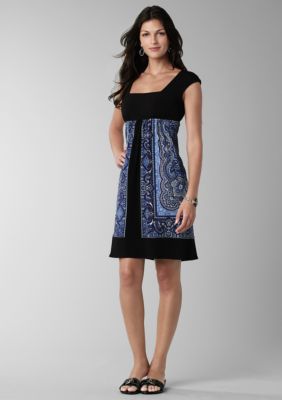 ND&reg; New Directions Paisley Print Jersey Dress