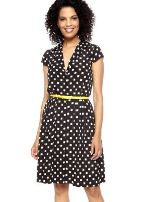 Suzi CHIN - maggy boutique Cap-Sleeved Shirt Dress