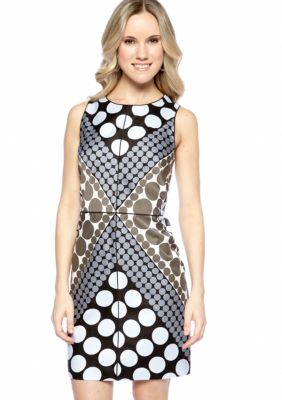 Ivy & Blu/maggy boutique Sleeveless Polka Dot Sheath Dress