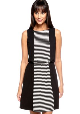 Ivy & Blu/maggy boutique Sleeveless Stripe Blouson Dress