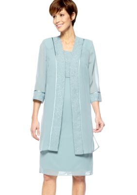 Dana Kay Three-Quarter Sleeved Jacket Dress