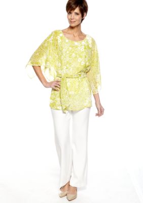 Dana Kay Tunic and Pant Set with Bead Detail
