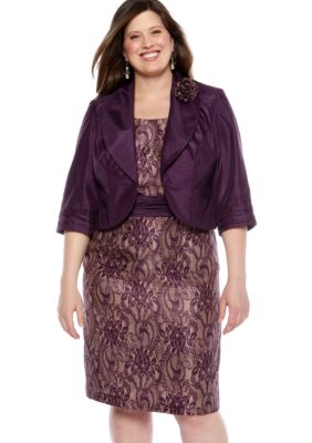 Dana Kay Plus Size Jacket Dress