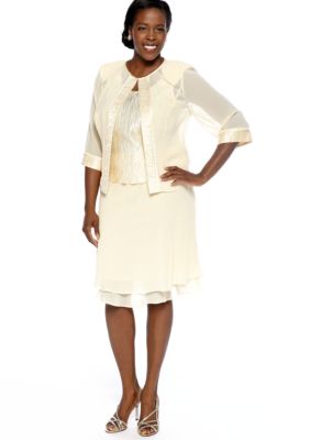 Dana Kay Plus Size Three Piece Skirt Set