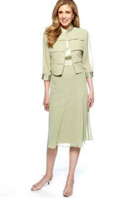 Dana Kay Three-Quarter Sleeved Jacket Dress