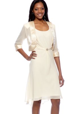 Dana Kay Three-Quarter Sleeved Jacket Dress