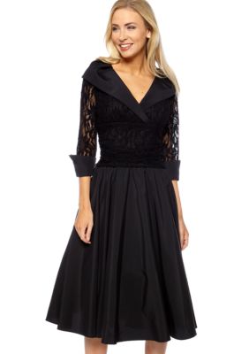 Jessica Howard Lace and Taffeta Dress