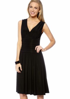 Jessica Howard Sleeveless Surplus Bodice Dress