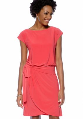 Jessica Howard Short-Sleeved Blouson Dress