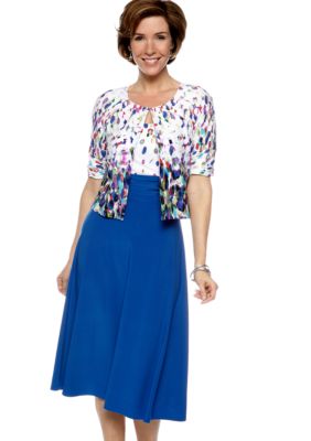 Perceptions Elbow Sleeved Jacket Dress