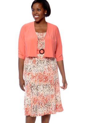 Perceptions Plus Size Matte Jersey Dress