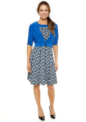 Perceptions Petite Two Piece Jacket Dress