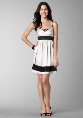 Fire Satin Party Dress