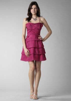 Max & Cleo Organdy Ruffle Dress