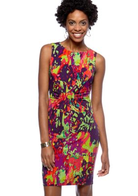 Calvin Klein Sleeveless Printed Dress  - Belk.com