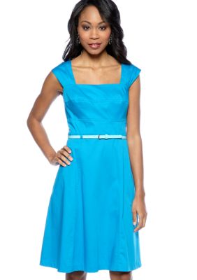 Calvin Klein Sleeveless Belted Dress