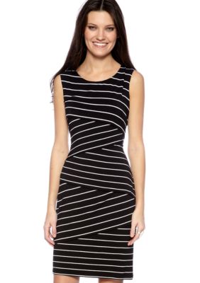 Calvin Klein Sleeveless Stripe Dress