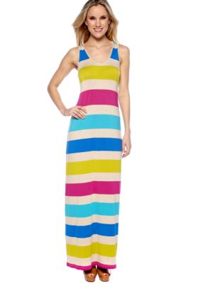 Calvin Klein Multi Colored Stripe Maxi