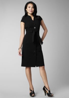 Calvin Klein Bi-Stretch Shirt Dress